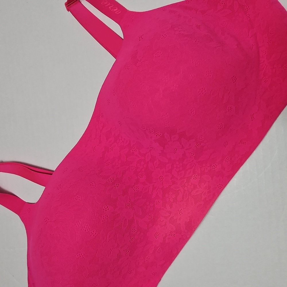Aerie Smoothez Women's Pink Full Coverage Seamless High Waisted Bra Size XXL - Picture 3 of 16